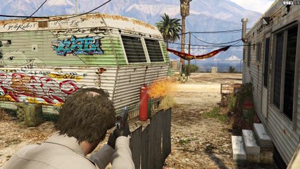 GTA V - Weapon Recoil mod (showcase & shootout)