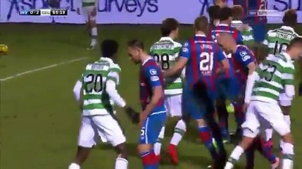 Stuart Armstrong Fantastic Free kick Goal -  Celtic 3-0 Inverness 01.03.2017 (HD)