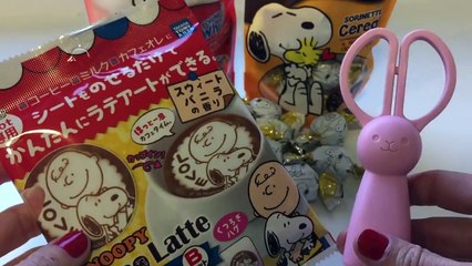 Скачать видео: Snoopy Cookie and Deco Latte Sheet ～ スヌーピー クッキー デコラッテ DIY How to Make Snoopy Caffe Latte