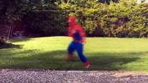 Spiderman & Frozen Elsa Arrested vs Joker Policeman Superhero Fun in Real Life