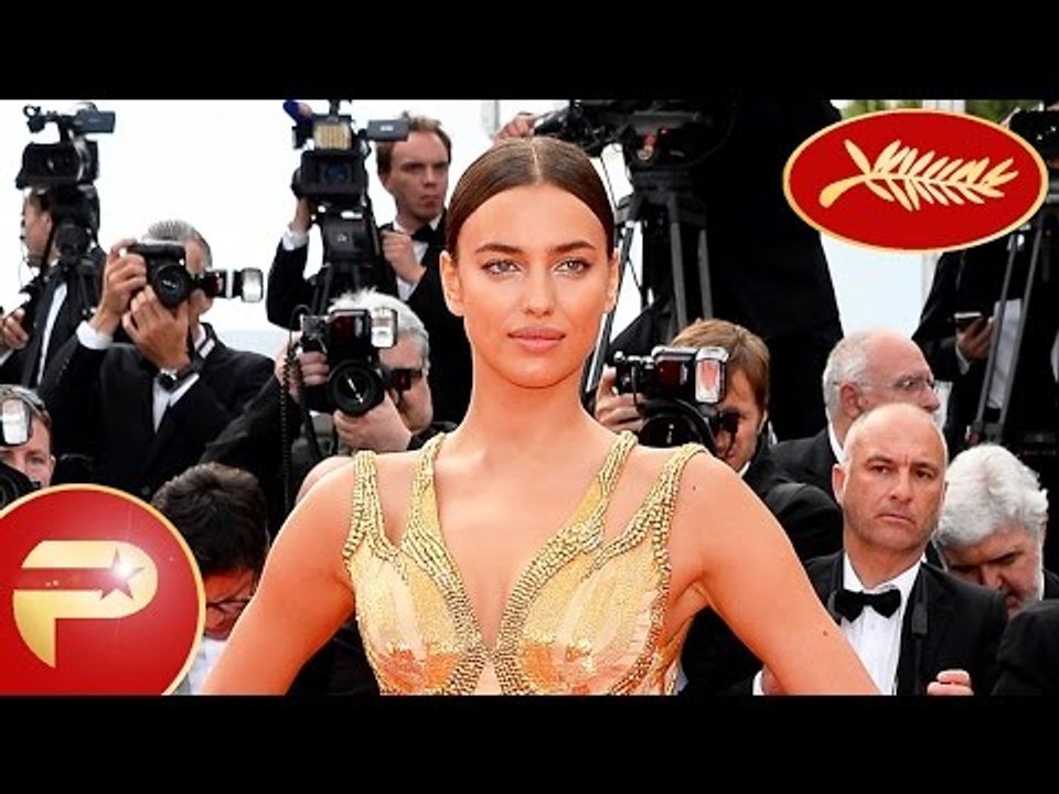 Cannes 2015 - Irina Shayk exquise en robe dorée Versace