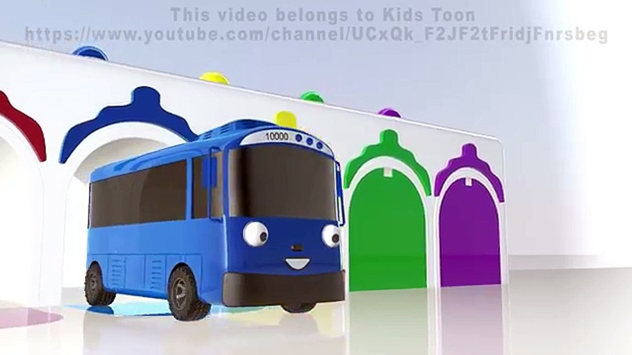 Colors for Children to Learn with Color Spider Man Bus Toy Colours for Kids to Learn Learn