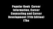 Popular Book  Career Information, Career Counseling and Career Development (11th Edition) (The