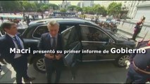 Macri presentó su primer informe de Gobierno_