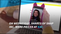Snap prices its IPO at $17 a share, valuing the company around $24 billion