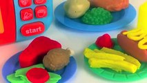 PLAYDOH KLEI FILMPJE ETEN SPEELGOED KEUKEN MET OVENTJE MAGNETRON EN FORNUIS PIZZA EITJE BA