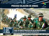 Colombia: inicia proceso de dejación de armas de las FARC-EP