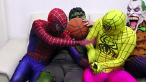 Spiderman Explore Haunted House! Superheroes Fun Hulk Joker Venom Horror Action Movies