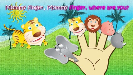 Диких Животных Finger Семья Потешки Песни