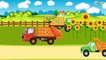 The Tow Truck - Service Vehicles. The Ambulance with Fire Truck. Trucks Cartoons for Children