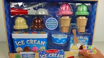 Stacking Ice Cream Playset Ice Cream Cones for Kids Learn Colors