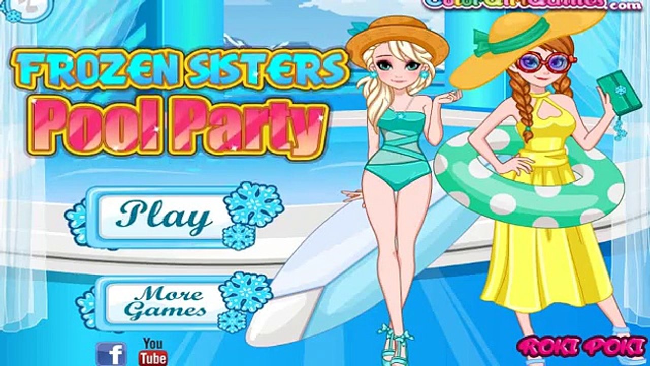 ELSA FROZEN Y ANNA FROZEN FIESTA EN LA PISCINA! - FROZEN SISTERS POOL PARTY!