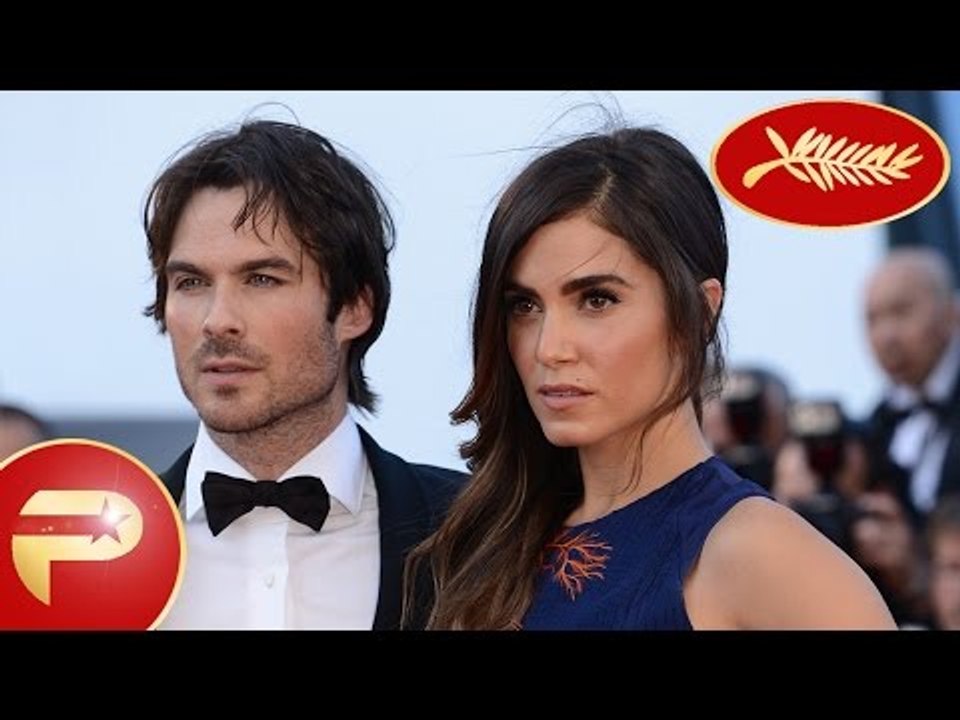 Cannes 2015 - Ian Somerhalder et Nikki Reed les jeunes mariés sur tapis rouge