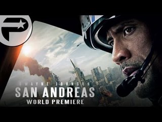 Dwayne Johnson arrive en grande pompe à l'avant première de SAN ADREAS