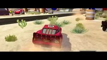 AMAZING Race with Lightning McQueen Cars in HD (Rayo Macuin) Gameplay Funny with Disney Pi