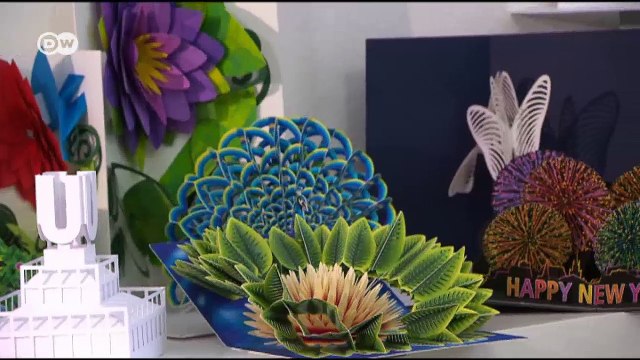 Esculturas de papel pop-up | Euromaxx