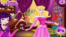 Mals Spell Book w/ Disney Princess Rapunzel Snow White Aurora Elsa & Anna Dress Up Games