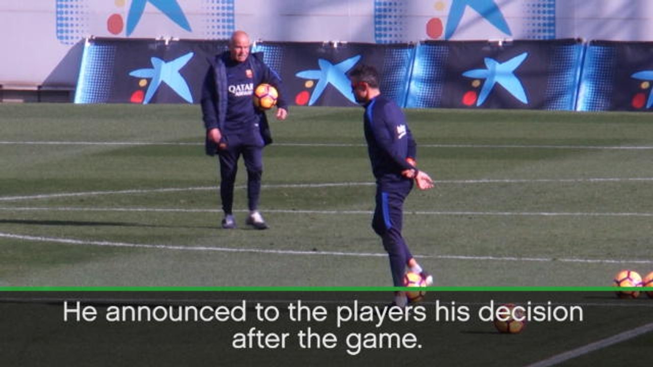 We support Enrique's decision - Bartomeu