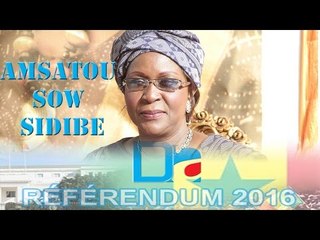 REFERENDUM 2016 : Amsatou Sow Sidibé (Français )