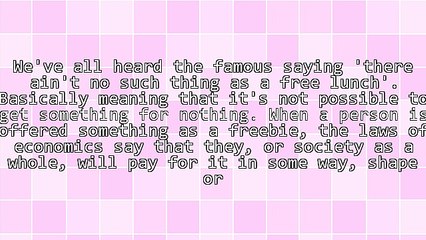 There Ain't No Such Thing As Free Hummus!