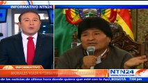 El presidente de Bolivia Evo Morales viajó a Cuba para tratarse una afección en la garganta