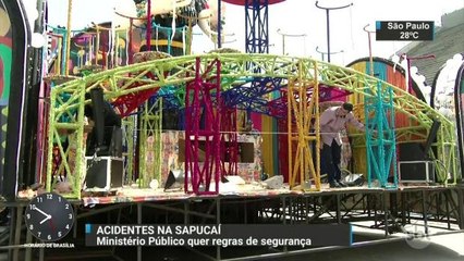 Polícia faz nova perícia em carro alegórico que atropelou 20 pessoas na Sapucaí