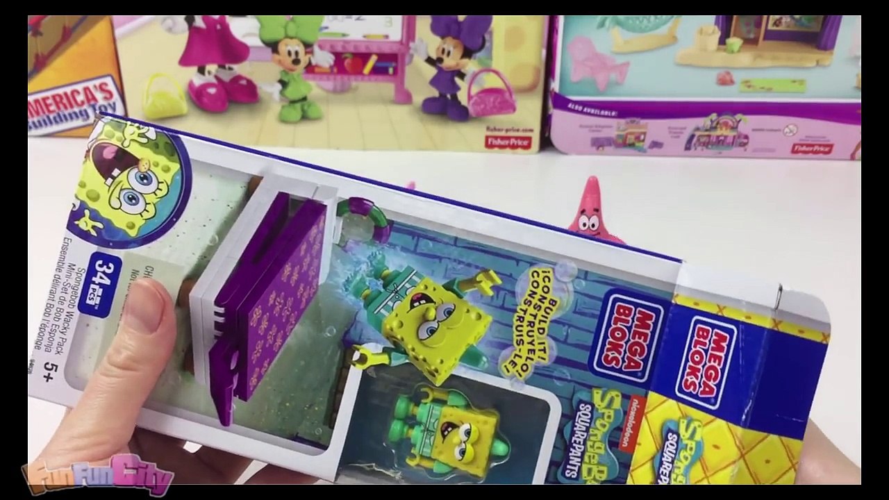 Спанч боб SqurePants Мега Блокс свинка Пеппа мои маленькие пони МЛП