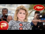 Cannes 2015  - Catherine Deneuve, Sara Forestier et Benoit Magimel arrivent au Photocall