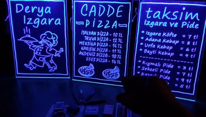 YAZ-SİL NEON IŞIKLI LED TABELA / UZAKTAN KUMANDALI / 50X70 CM. || SİPARİŞ İÇİN: 0332 606 06 52 ARAYIN