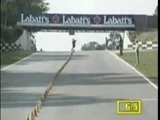 Skateboard-slalom