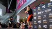 Tony Ferguson displays quick feet, agility at UFC 209 open workout