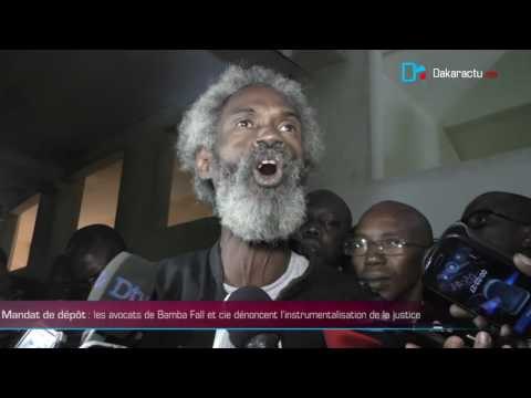 Mandat de dépôt : les avocats de Bamba Fall et cie dénoncent l'instrumentalisation de la justice