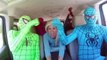 4 Pink Spidergirls Dancing in Car Spidergirl Twins Spiderman Funny Superheroes in Real Lif