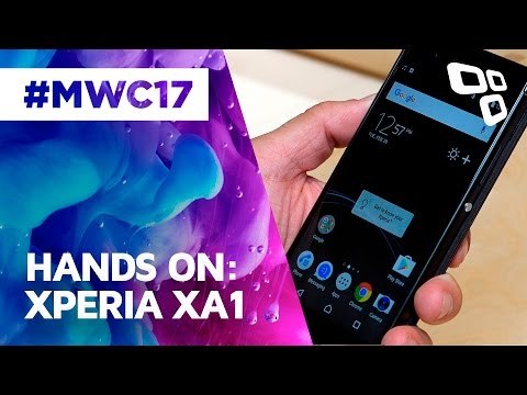 Hands On: Xperia XA1 - MWC 2017 - TecMundo