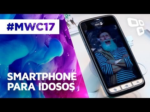 Doro 8030: O smartphone com interface simplificada - MWC 2017 - TecMundo