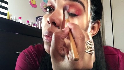 Maquillaje en tonos ladrillo con la paleta fake the burgundy palette by Kylie