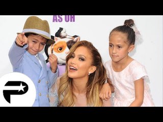 Jennifer Lopez : Radieuse avec ses enfants pleurnichards.