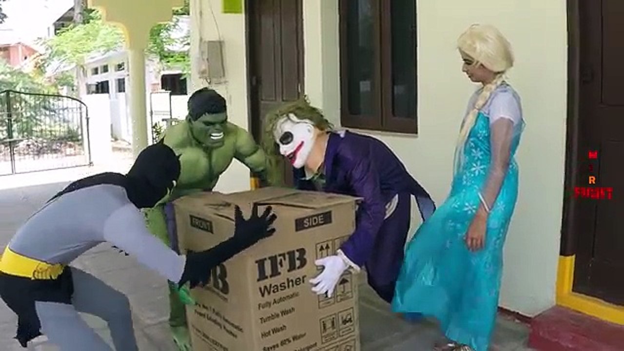 Spiderman Elsa Batman Hulk Joker Bad Baby New Episodes! Funny Superheroes Kids Movies Play