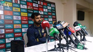 PSL 2017 Play off 1  Mohammad Hafeez Press Conference