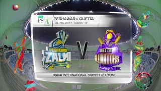 PSL 2017 Match 19- Peshawar Zalmi vs Quetta Gladiators Highlights