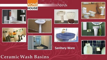 Ceramic Wash Basin in India - www.aonehouse.com