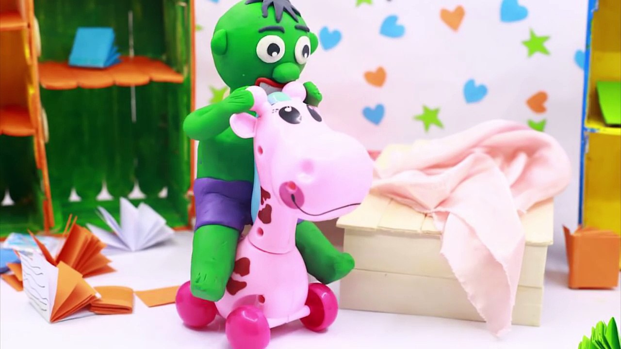 Bad Baby Hulk Troll Dog Receive Consequence Funny Prank Superhero In Real Life Stop Motion Animation