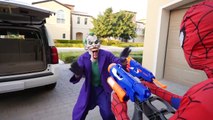 Spiderman CAR WASH GONE WRONG! w_ Hulk Venom Joker Bad Baby