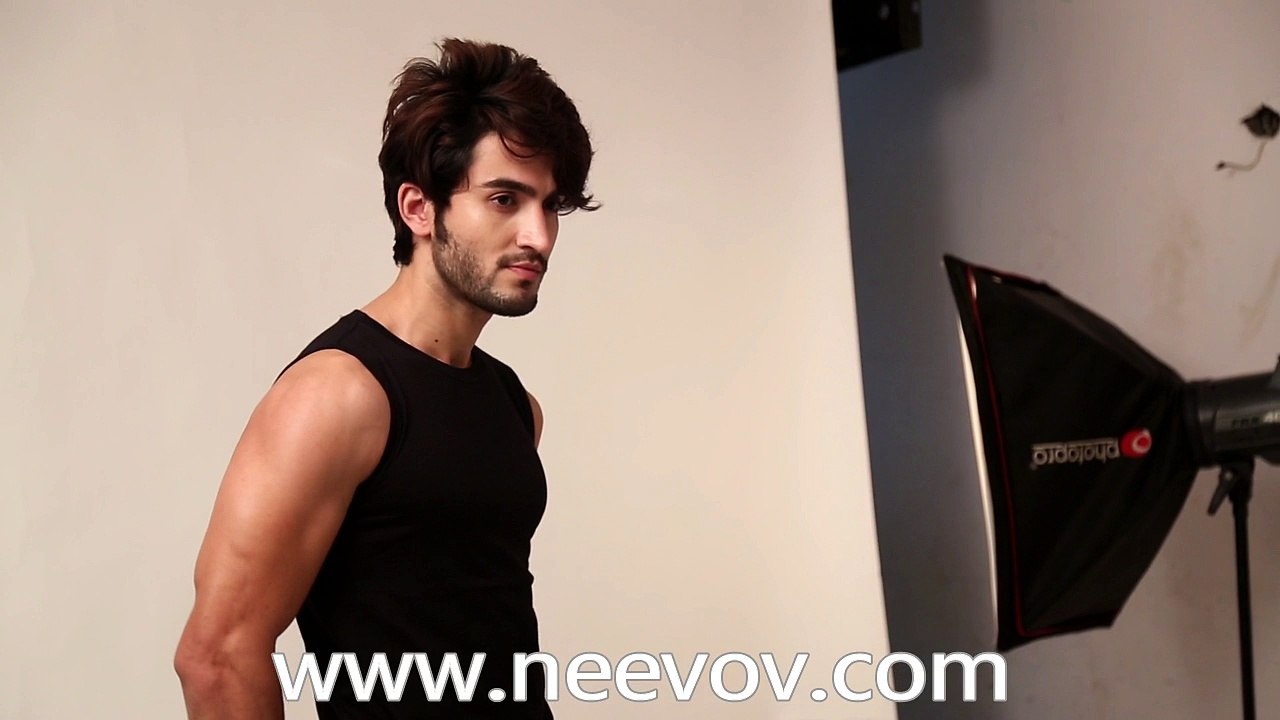 Men's Black Tank Vests, Behind the Scenes @Neevov Shoot