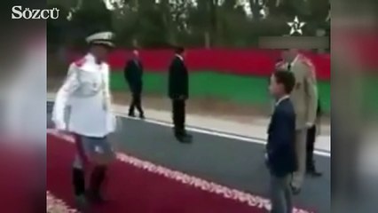 Başkanlık sisteminin olduğu Fas'ta kralın oğlu Hasan'ı karşılama töreni