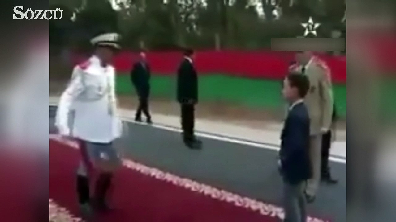 Başkanlık sisteminin olduğu Fas'ta kralın oğlu Hasan'ı karşılama töreni