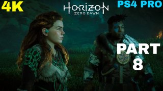 Horizon Zero Dawn 4K 2017 Gameplay Part 8 - Revenge Of The Nora (PS4 PRO)