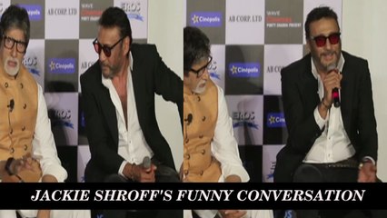 Jackie Shroff (BIDU) And Amitabh Bachchan's Very Funny Moments | Sarkar 3 Trailer Launch