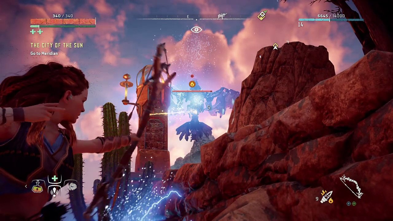 Horizon Zero Dawn Stormbird Epic showdown