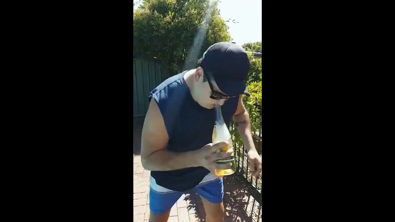 Créer une tornade dans sa bière en la buvant cul-sec !